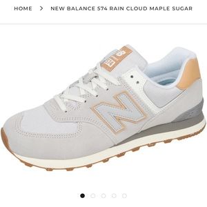 New Balance 574 Rain Cloud Maple Sugar